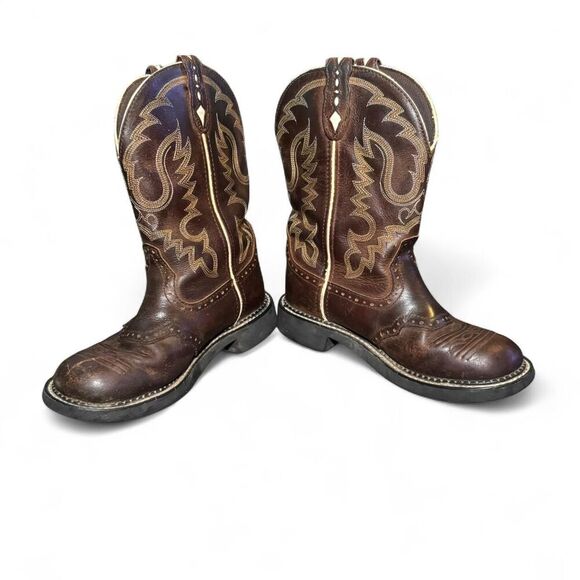 Justin-boots Women's Brown Boots - Picture 5 of 7